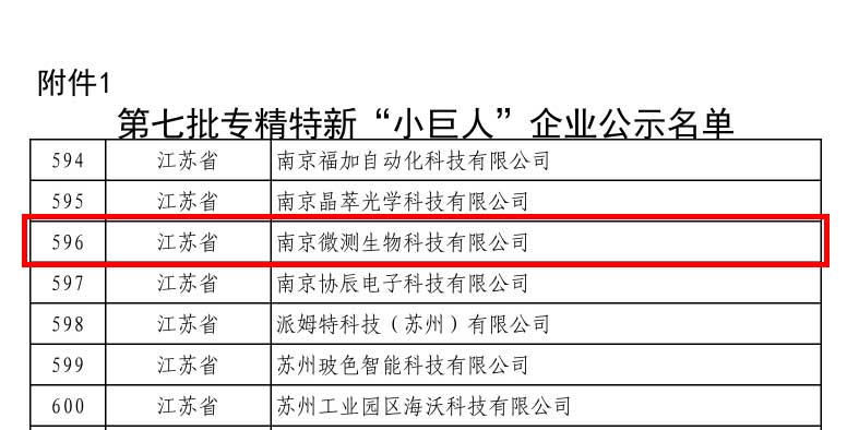 国家级专精特新“小巨人”
